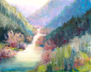 Morning in the Canyon - SOLD